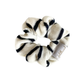 Scrunchie Frottee white darkblue stripes