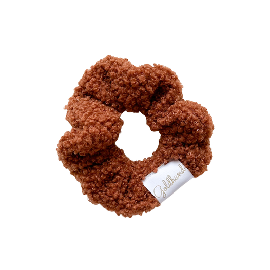 Scrunchie Teddy cognac