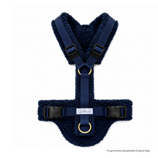 Hundegeschirr CARE Teddy dunkelblau