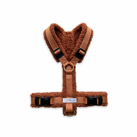 Hundegeschirr Teddy cognac