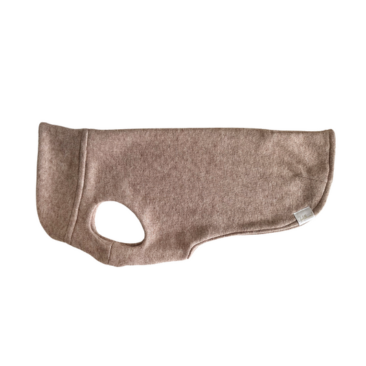 Hundepullover CosyShirt light Strick zimtfarben