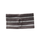 Hundeloop Frottee dry stripes taupe - weiß