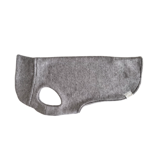Hundepullover CosyShirt light Strick grau