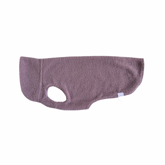 SALE Hundepullover CosyShirt stay warm Teddy blush Gr 10, Kreuznaht an der Brust fehlerhaft