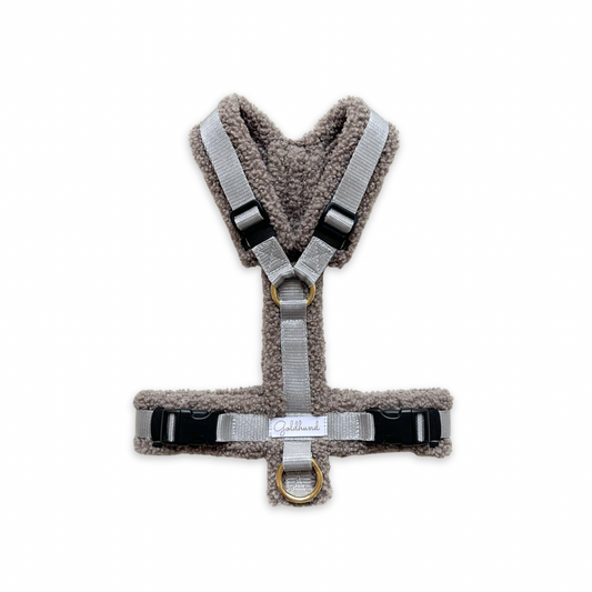 Hundegeschirr PURE Teddy taupe