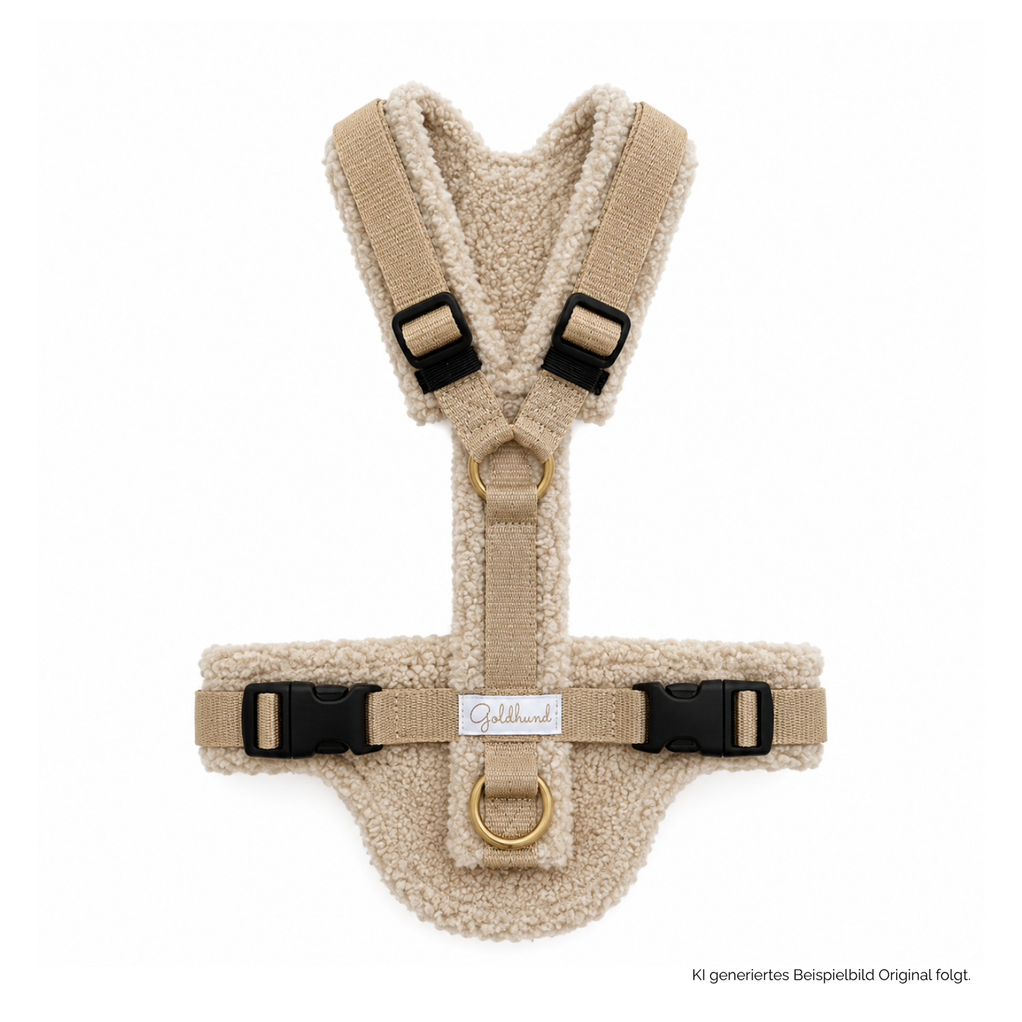 Hundegeschirr CARE Teddy beige