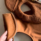 leichter Hundemantel CosyShell light cognac