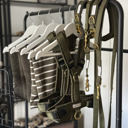 Hundegeschirr PURE outdoor moos
