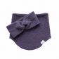 Stirnband Twist Teddy dark plum