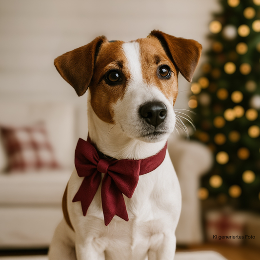 Schleife Cord bordeaux