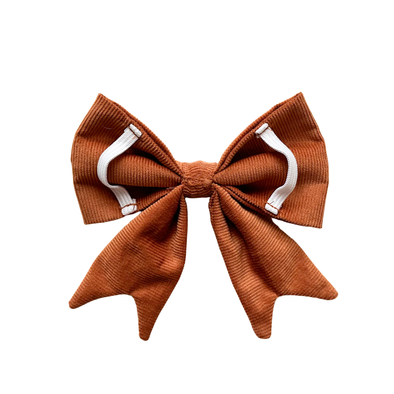 Schleife Cord cognac