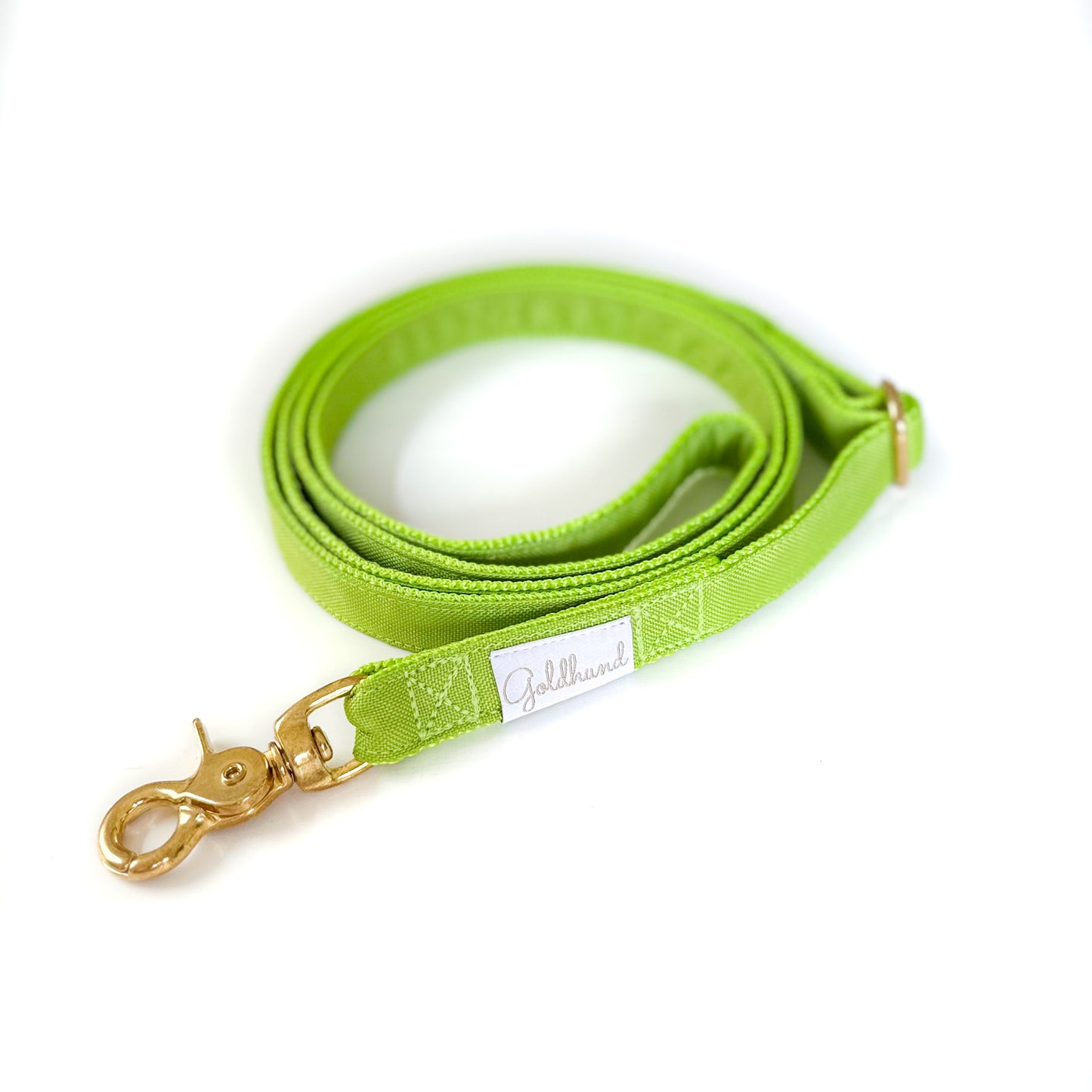 SALE Muddy paw Hundeleine - hellgrün Bolzenkarabiner