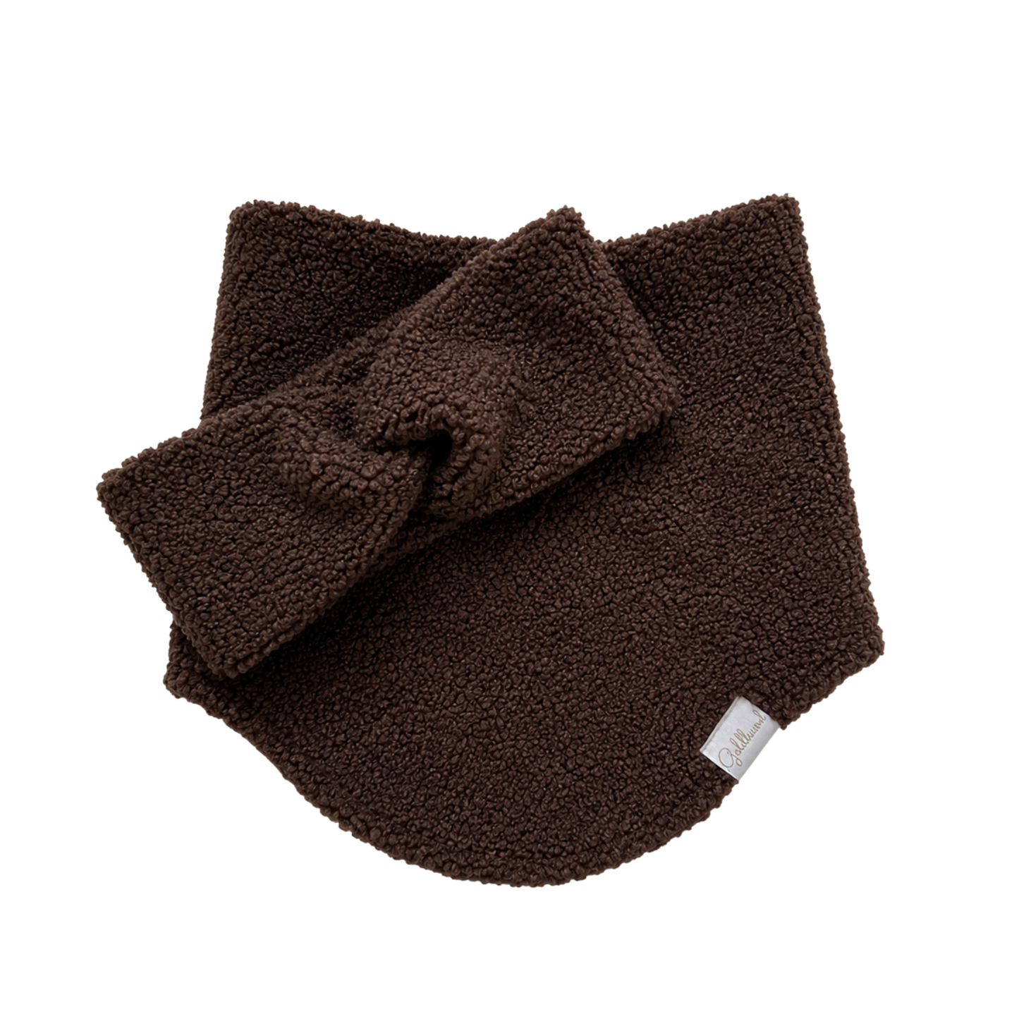 Stirnband Twist Teddy dunkelbraun