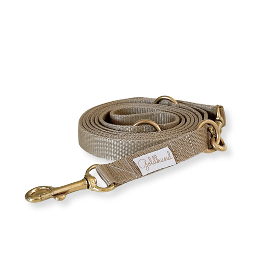 Hundeleine beige