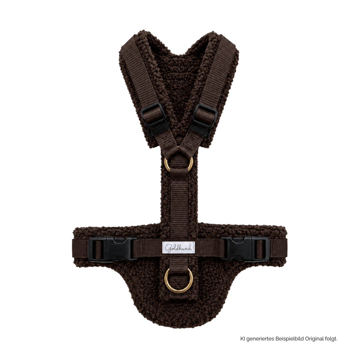 Hundegeschirr CARE Teddy dunkelbraun
