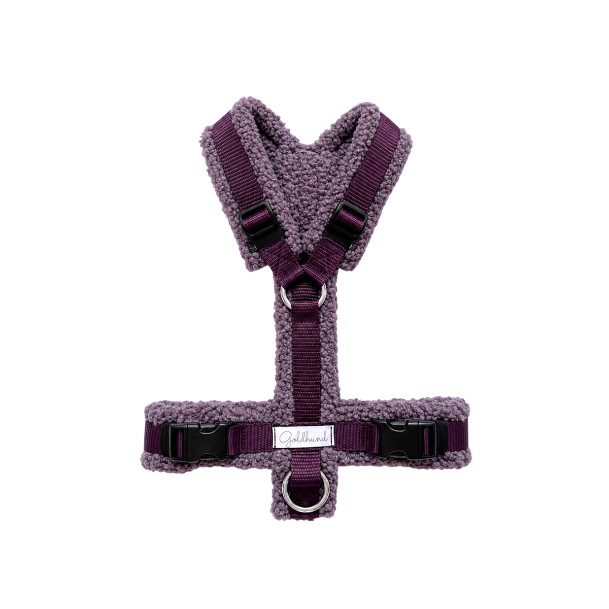 Hundegeschirr PURE Teddy dark plum