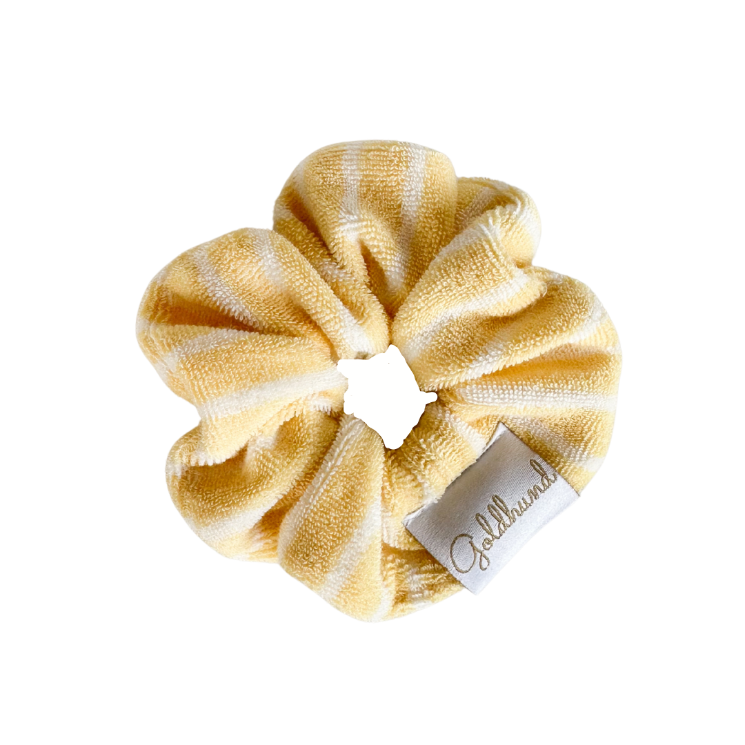 Scrunchie Frottee lemon