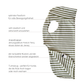 leichtes Hundeshirt CosyShirt light French Terry Stripes sage