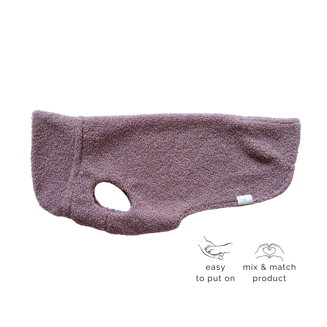 Hundepullover CosyShirt stay warm Teddy blush