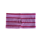 Hundeloop Frottee dry stripes lila - magenta