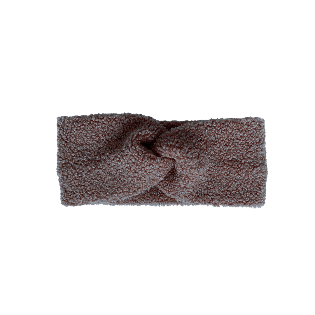 Stirnband Twist Teddy taupe