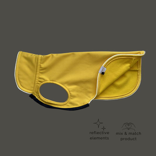 leichter Hundemantel CosyShell light lemon