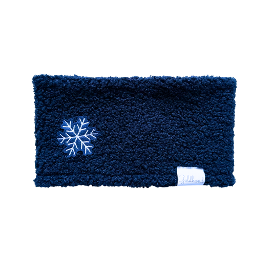 Hundeloop Teddy navy Schneeflocke