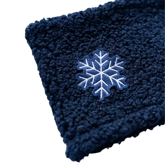 Hundeloop Teddy navy Schneeflocke