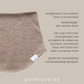 Loopschal für Menschen CosyLoop Strick zimt