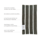 Hundeloop Frottee dry stripes moos